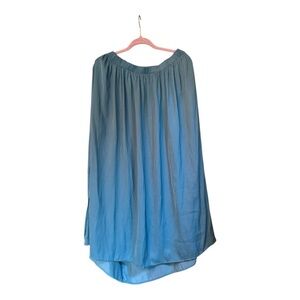 NWT Kori Women's Blue Midi Skirt Size Extra Large (XL)